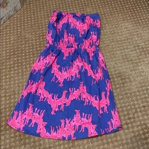 Strapless sundress or cover up